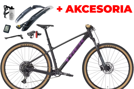 Zestaw: Rower górski Trek Marlin 7 Gen 3 2026 dark web + Akcesoria